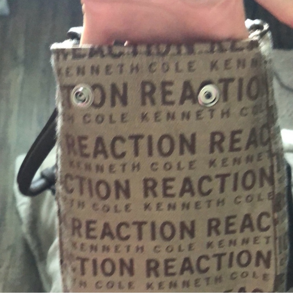 Reaction Kenneth Cole Brown and Black Tote - Picture 6 of 13